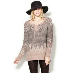 Free people chunky knot sweater